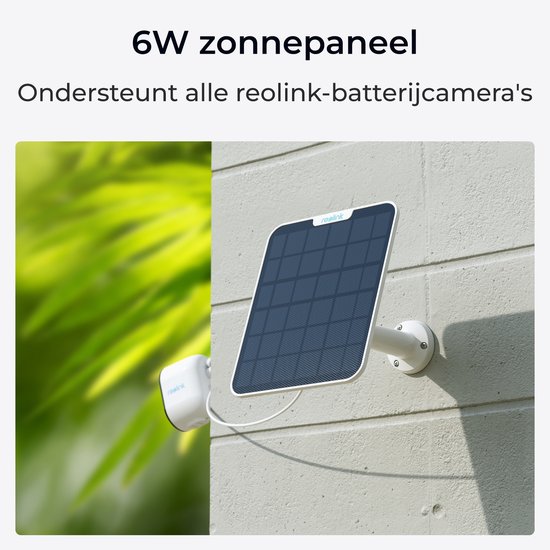 Reolink 4K beveiligingscamera buiten op batterij, Draadloos wifi, Slimme detectie, Eenvoudige en flexibele installatie, Argus Eco Ultra met zonnepaneel van Reolink — afbeelding 5