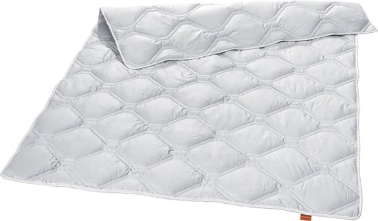 Couette en cachemire Premium Sleepling 135 x 200 cm | couette d'hiver chaude en cheveux 100 % naturels | housse en 100% coton égyptien | Fabriqué en Allemagne | Blanc