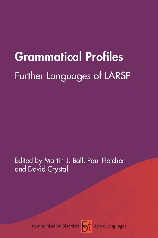 Communication Disorders Across Languages 18 - Grammatical Pr ... - cover