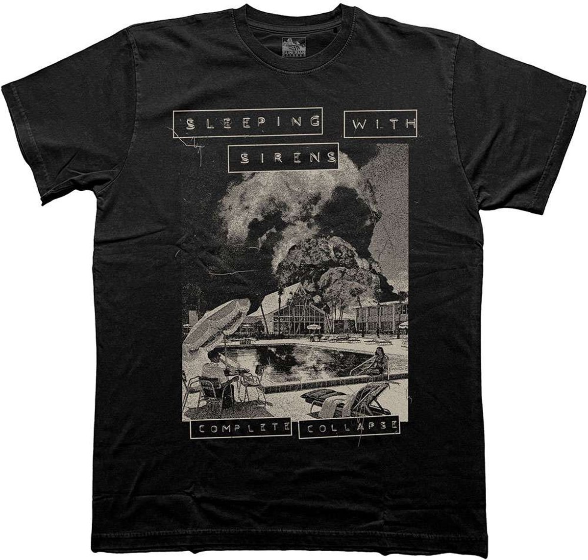 Sleeping With Sirens - Complete Collapse Heren T-shirt - M - Zwart
