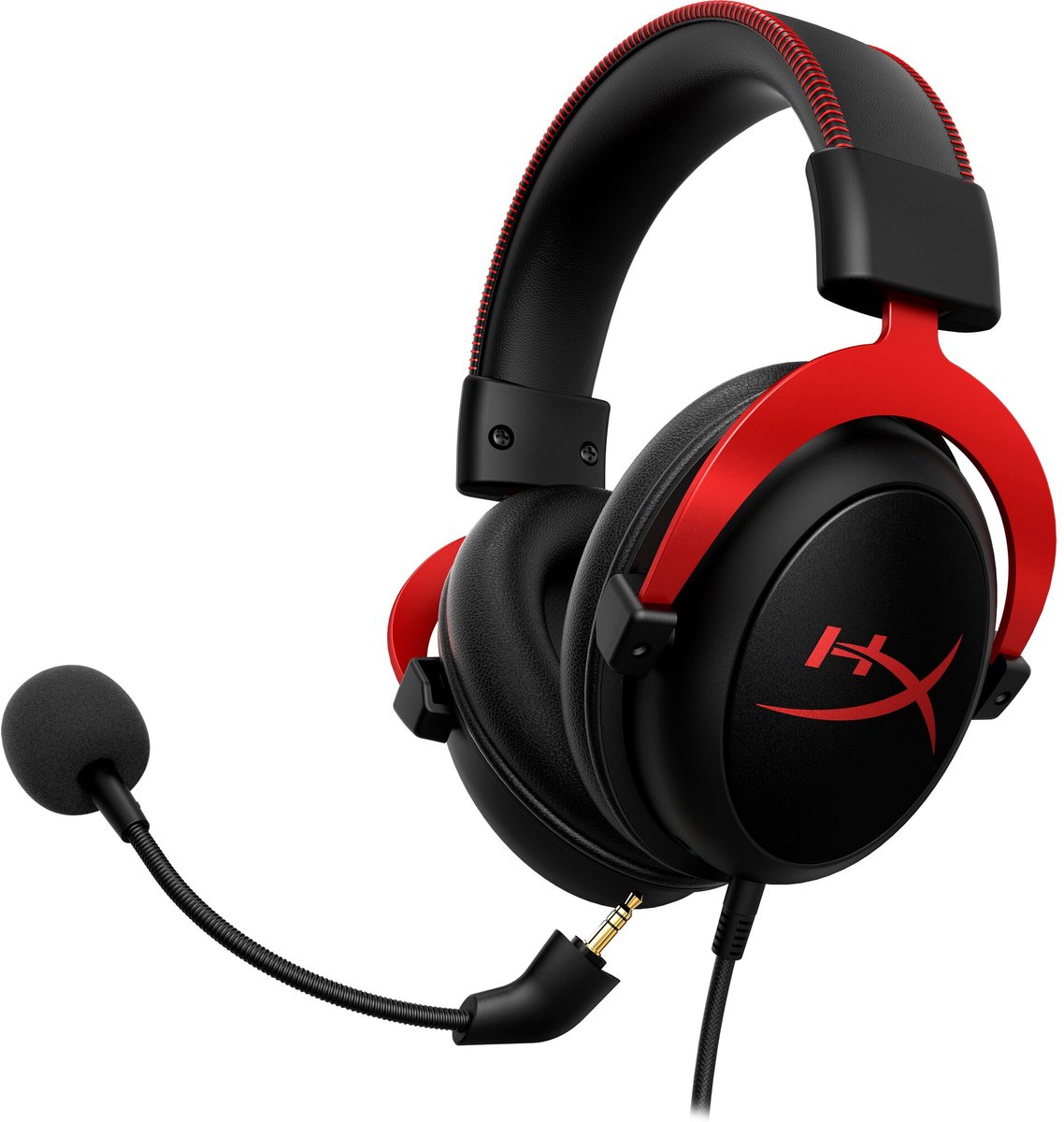 HyperX Cloud II - Bedrade Gaming Headset - Geschikt voor PC/PS5/PS4/Switch - Rood — afbeelding 5