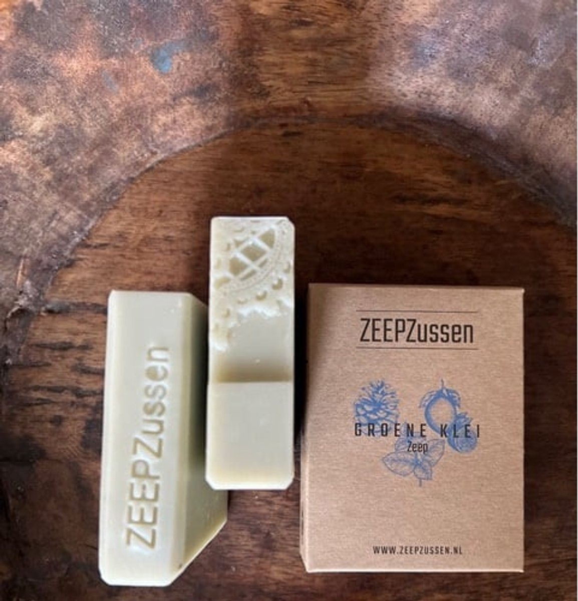 ZEEPZussen - Zeep - Groene Klei - Cadeau