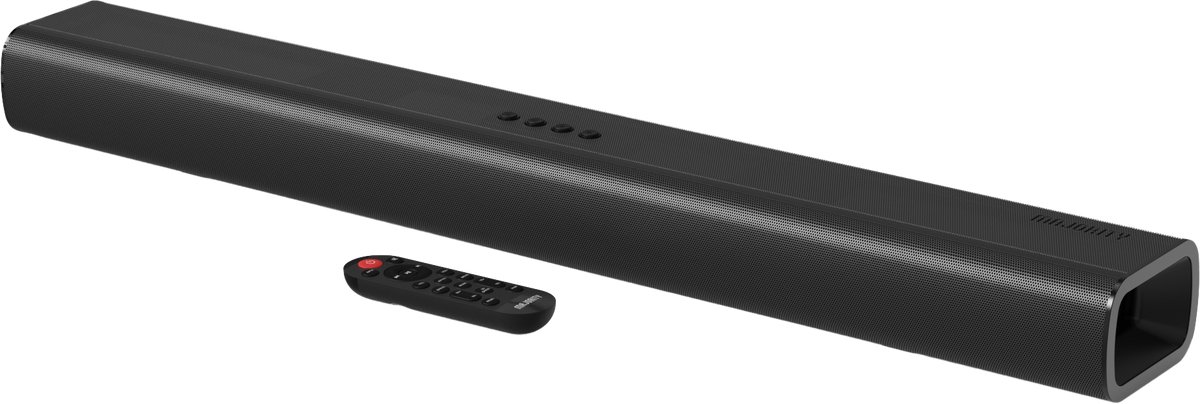 Majority Naga 80 Soundbar voor TV - Inclusief Soundbar Beugel - Met ingebouwde Subwoofer – Bluetooth 5.0, HDMI ARC, Optical en AUX verbinding - 2.1 Surround Sound - Afstandsbediening - zwart - Majority - €99,95