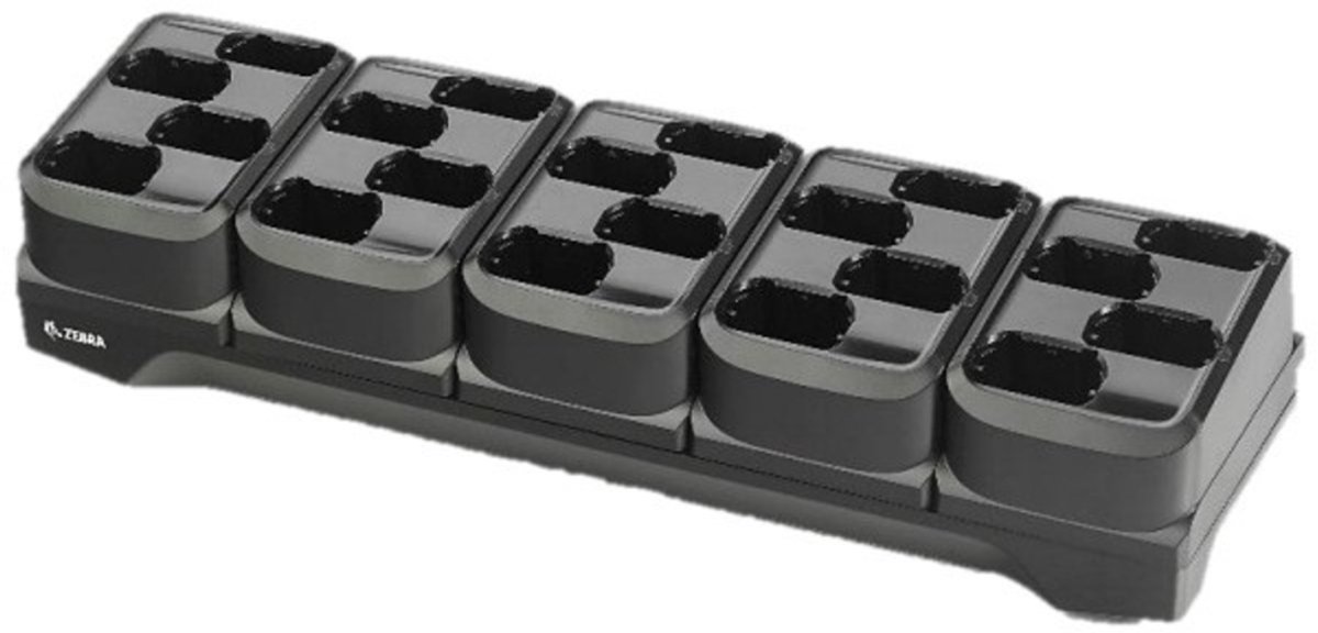 Zebra battery charging station, 20 slots