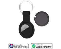 GPS Tracker Zonder Abonnement - Werkt met Find my - Zwart – Geschikt voor Apple iPhone sleutelhanger – Keyfinder - Tag WiseQ