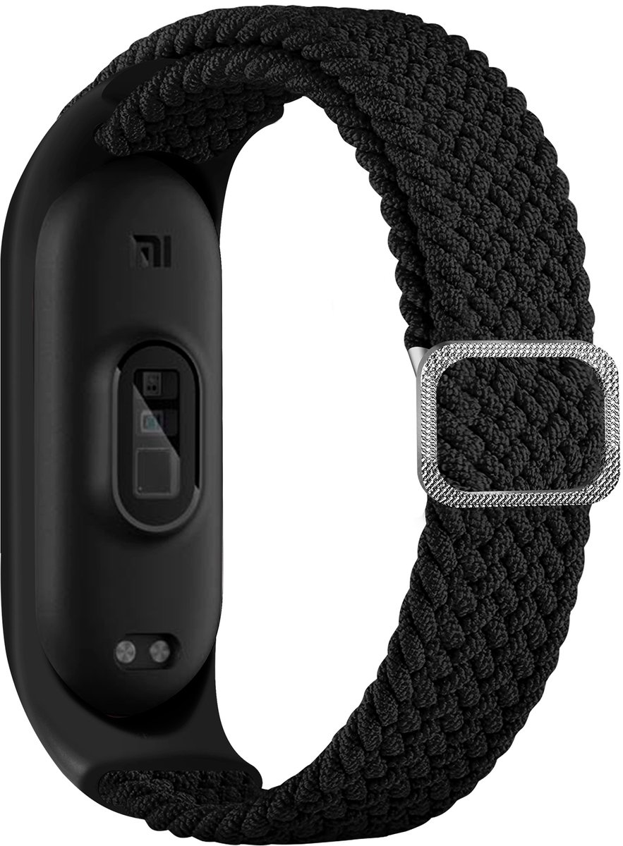 Horlogeband Nylon Geschikt voor Xiaomi Mi Band 3/4/5/6/7/NFC