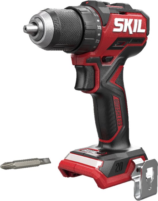 SKIL Borstelloze Accuboormachine - 20V - Boormachine - 2 Snelheden - Schroeven & Boren - Zonder Accu & Oplader