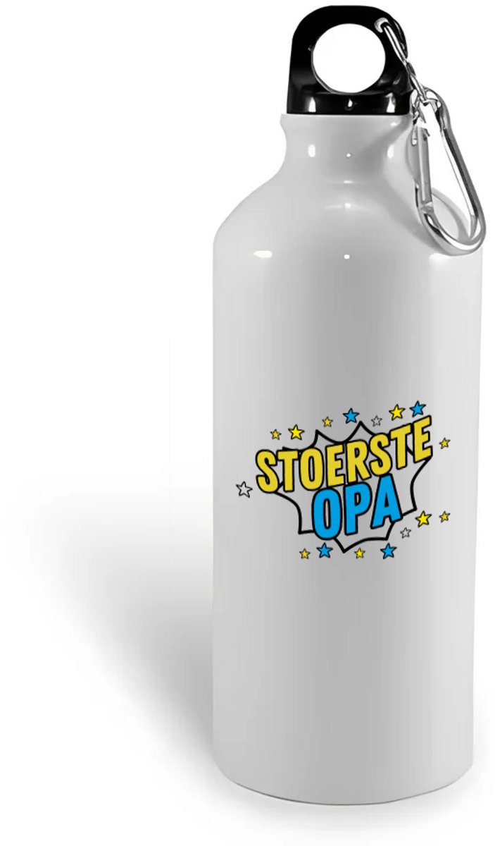 Hacebo® - Stoerste opa waterfles - Opa - beste opa - verjaardagscadeau - cadeau voor opa - kado - gift - water fles - 400ML
