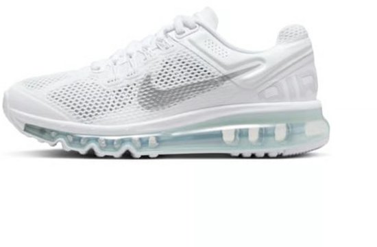 Nike air max 2013 white/black/metalic silver maat 36,5