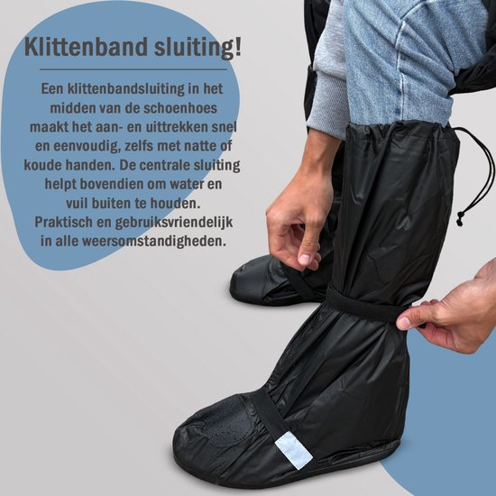 Maxxcovers® Overschoenen Waterdicht - Regenschoenen Overtrek - Regenhoes voor Schoenen - Schoenbeschermer tegen Regen en Vuil - Schoenhoezen voor Fietsen — afbeelding 2
