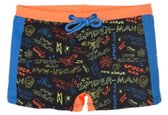 Marvel Spiderman Zwembroek - Zwemboxer - Fluor Oranje- Maat 110/116