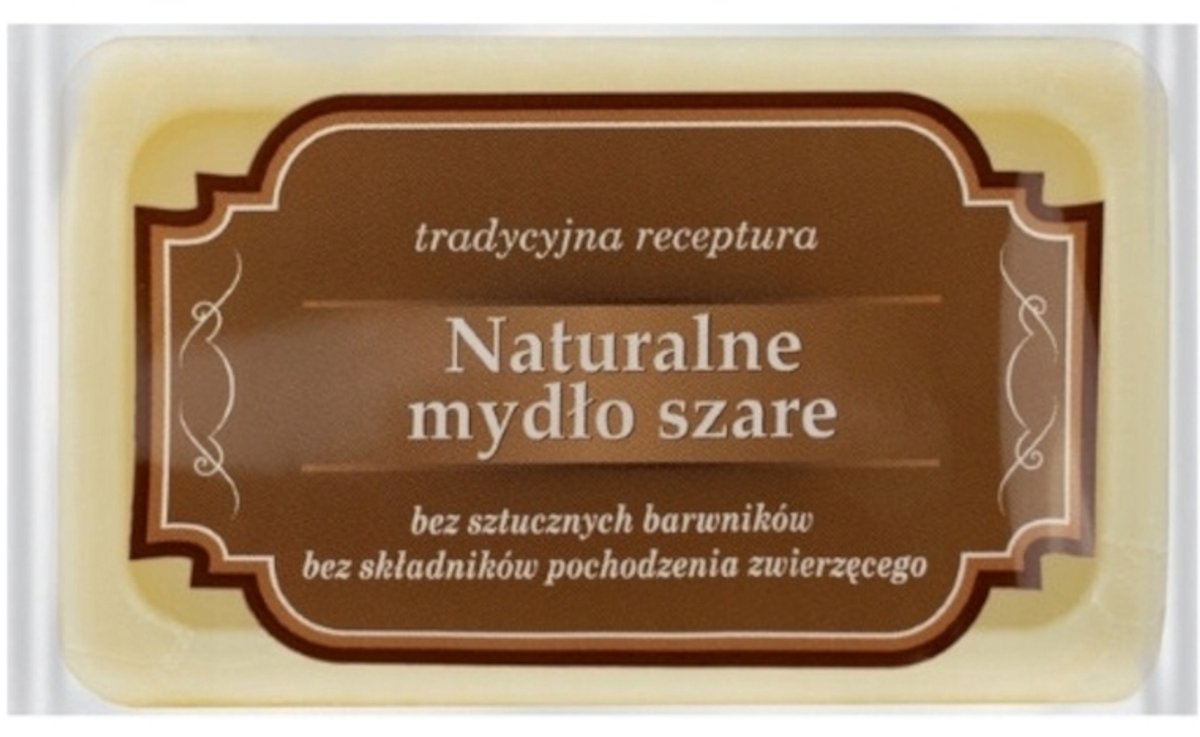 Luksja - Natuurlijke Grijze Zeep - 200g - Hypoallergeen - 98% Natuurlijk - Vegan - Zonder Parfum