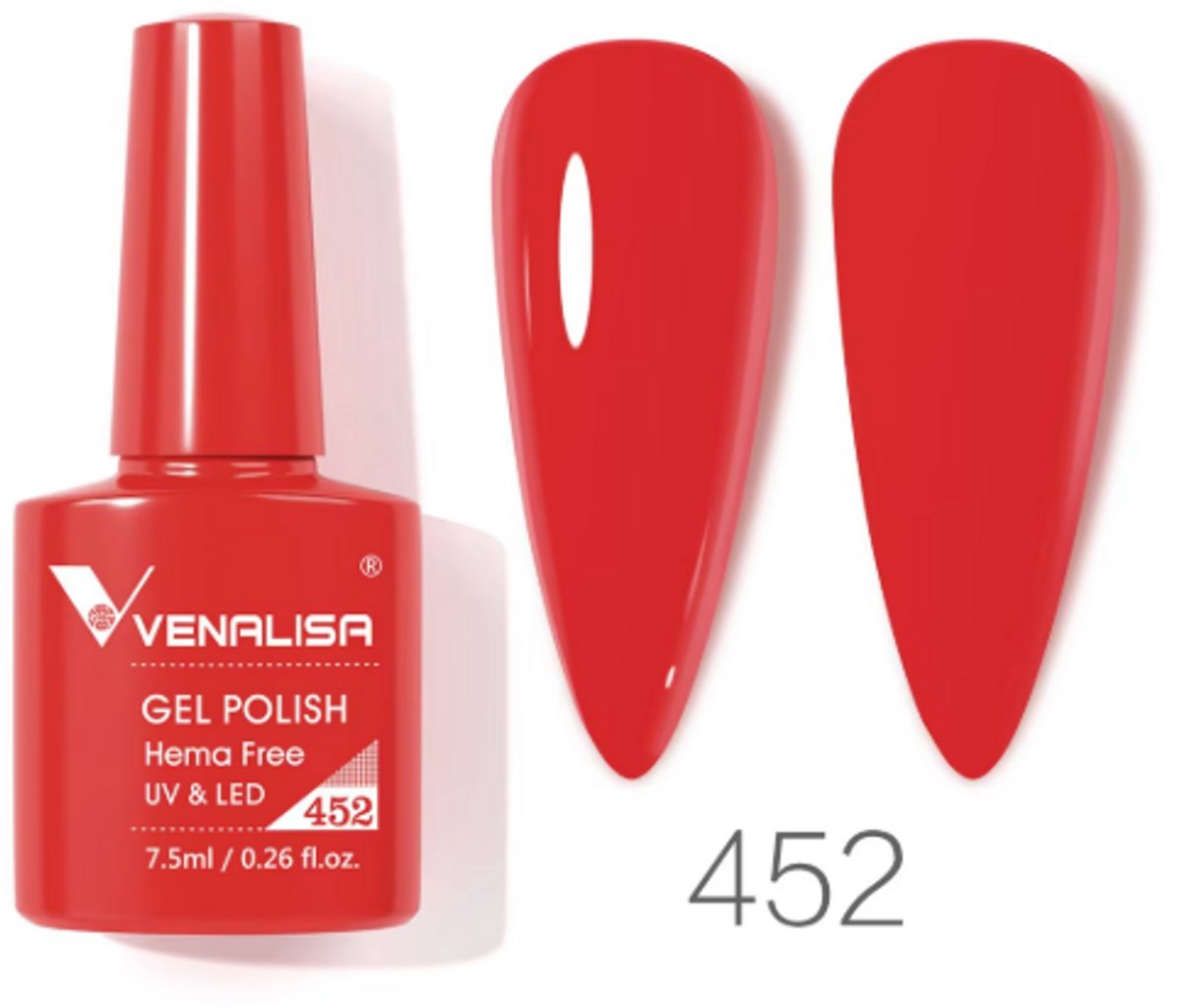 Gel Nagellak | Gel Polish | HEMA vrij | TPO Vrij | 7,5 ml | UV/LED Gel | Nagellak | Verschillende Kleuren | Gellac | HEMA free | TPO free | Venalisa Gellak