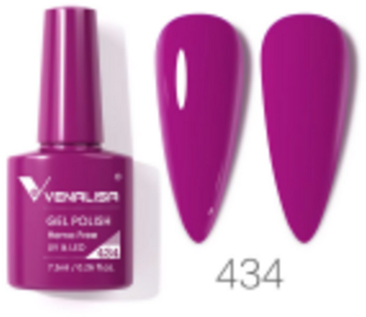 Gel Nagellak | Gel Polish | HEMA vrij | TPO Vrij | 7,5 ml | UV/LED Gel | Nagellak | Verschillende Kleuren | Gellac | HEMA free | TPO free | Venalisa Gellak