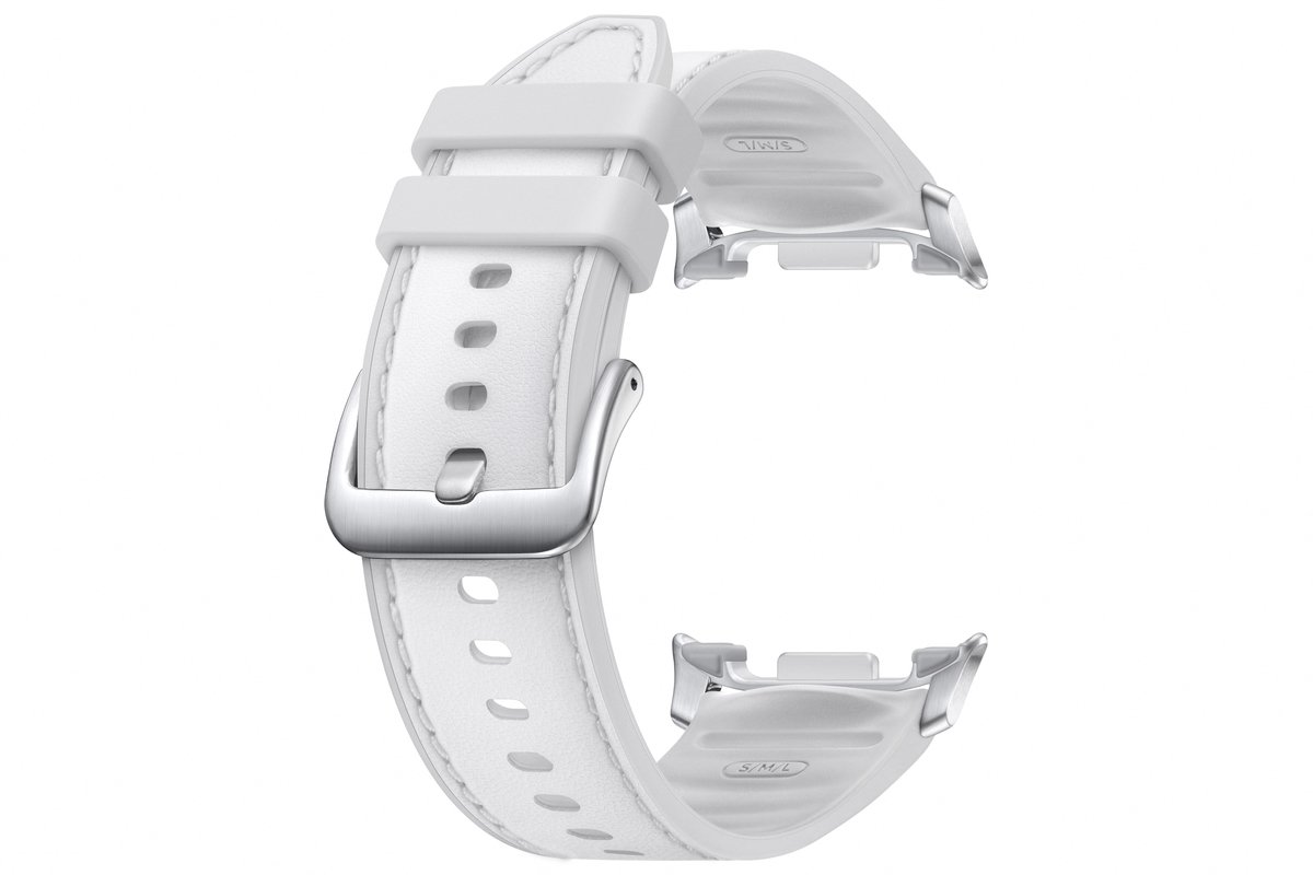 Samsung Galaxy Watch 8 Classic - Smartwatchbandje - Hybrid (S/M/L) - Wit