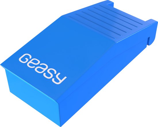 GEASY Pillensnijder - Pillendoos met Pillensnijder - Pillendoosje met scherp mesje van roestvrij staal - Blauw - Pillenvergruizer