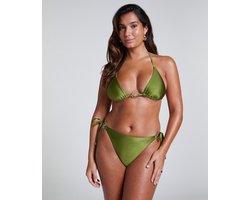 Hunkemöller Dames Badmode Triangel bikinitop Yucatan - Groen - maat L