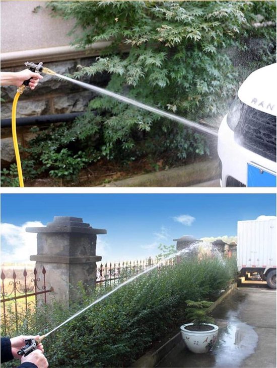 Hogedrukpistool - 5m Waterleiding - Hogedrukreiniger - Slangtuit - Tuinslangaansluiting - Pistool - Hogedrukreinigerlans Met Slang - Hogedrukreinigerpistool - Voor Huishoudelijk Gebruik, Autowasstraat, Tuinreiniging van Merkloos	 — afbeelding 3