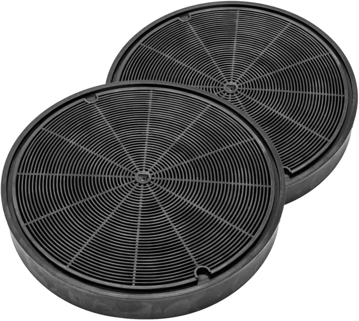 Multaparts® koolstof filter afzuigkap ø 19,5 cm -set van 2 stuks - | Filtercassette met actief kool om geurtjes tegen te gaan | Past in veel merken | Alternatief voor type EFF62, KF93, MCEF02, 00668492, 9029800464