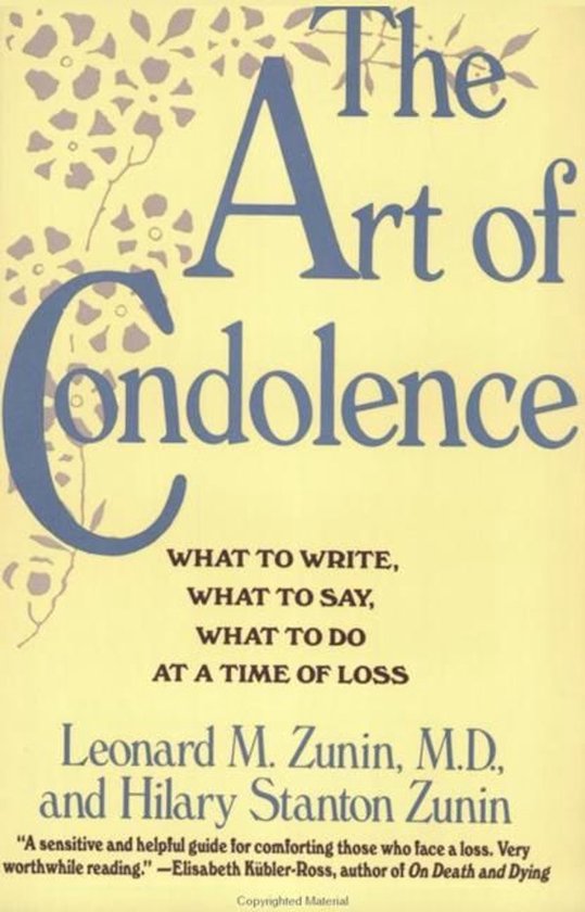 The Art of Condolence - cover