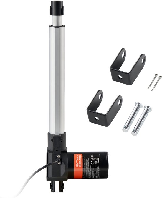 Lineaire Actuator 12V - 25,4 cm - 6000 N - IP44 - Bol