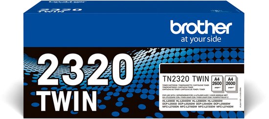 Brother Original Ink Cartridge Brother TN-2320TWIN Black