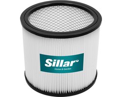 Sillar stofzuigerfilter, wasbaar, gaasversterkt filter, herbruikbaar, geschikt voor PARKSIDE PNTS serie, DEXTER, RYOBI stofzuigers, vervanging , 1stuck