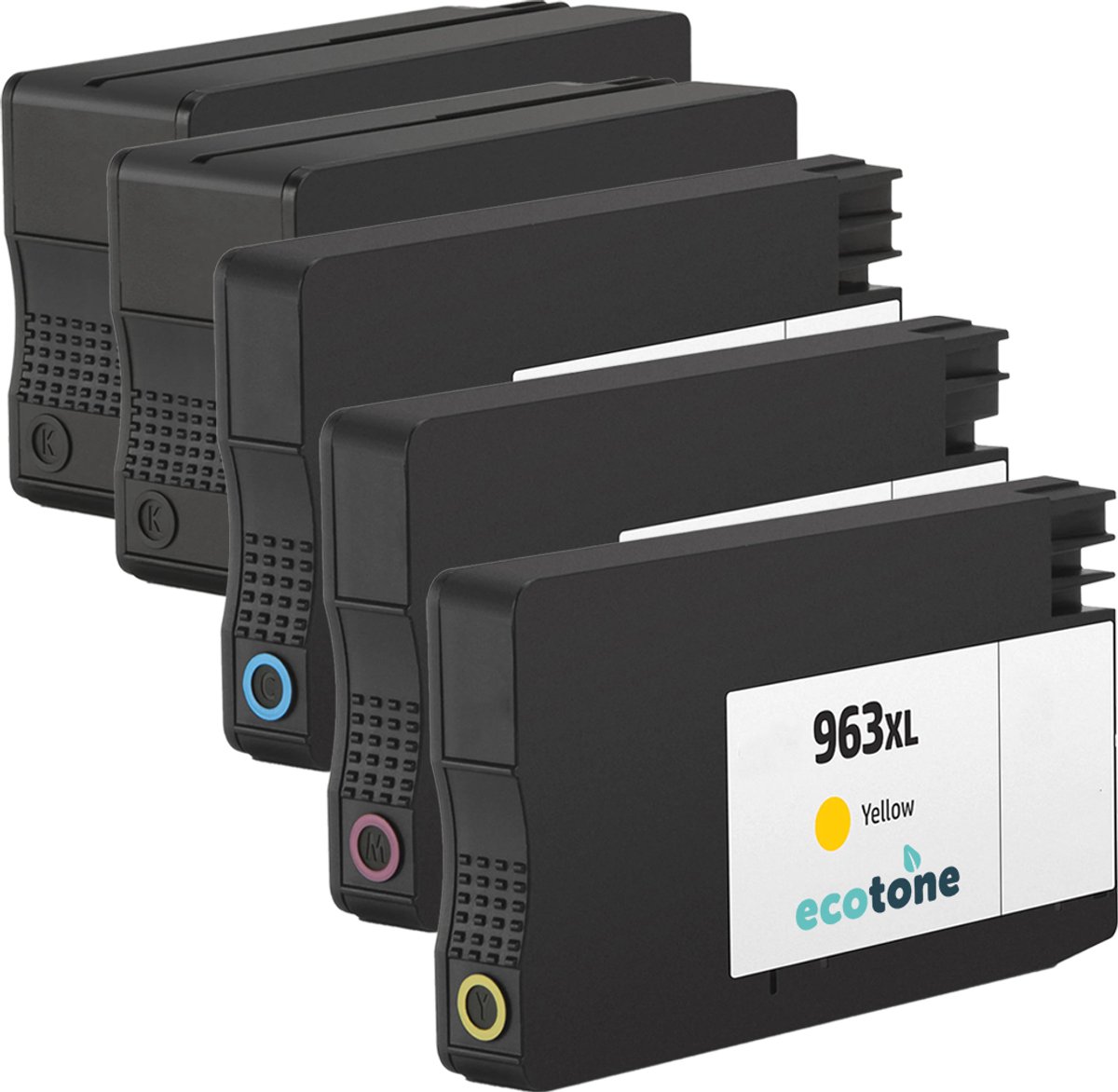 Ecopack (Replaces HP 963XL ink) 2xBL + 1xCMY - (BL 2x2000 Pages) (CMY 3x1600 Pages)