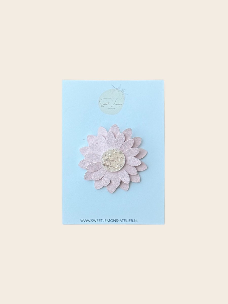 Haarspeldje Dahlia - Blush - Alligator Haarspeldjes - Haaraccessoires voor Baby & Meisjes - Haaraccessoires voor Kinderen - Handgemaakt
