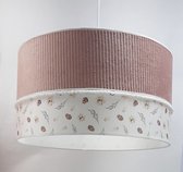 Kinderlamp-kinderkamer-babylamp-babykamer-oudroze-ribstof-nature