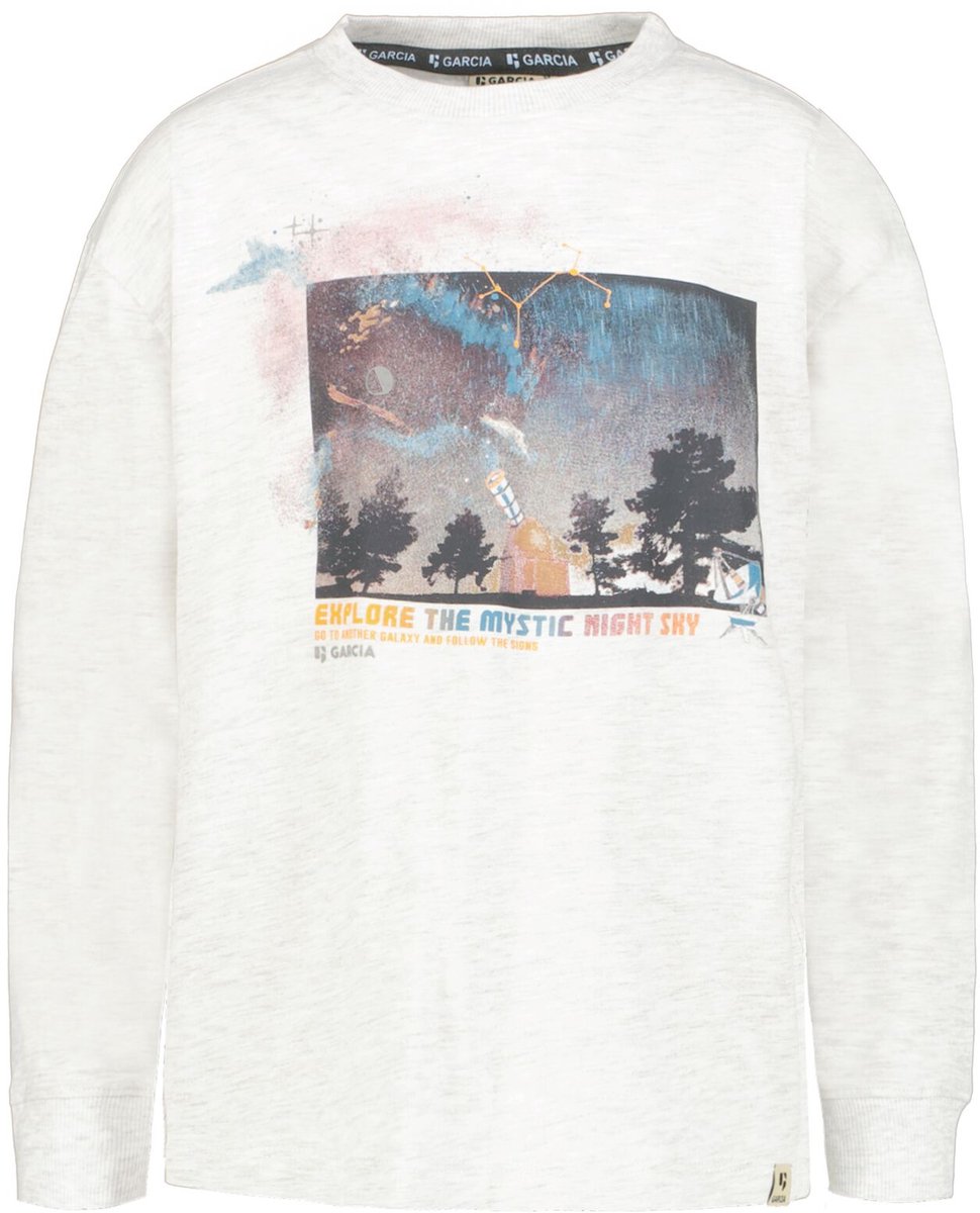 GARCIA Jongens T-shirt Wit - Maat 116/122