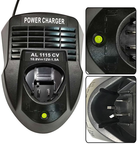 12 Volt Lithium Ionen Akkuladegerät für Bosch BAT411, BAT412, BAT413