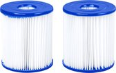 Filter Cartridge - cartridges - 2 stuks geschikt voor Bestway - filter zwembadpomp - filterpomp - Zwembadfilter Type I - nr. 58093