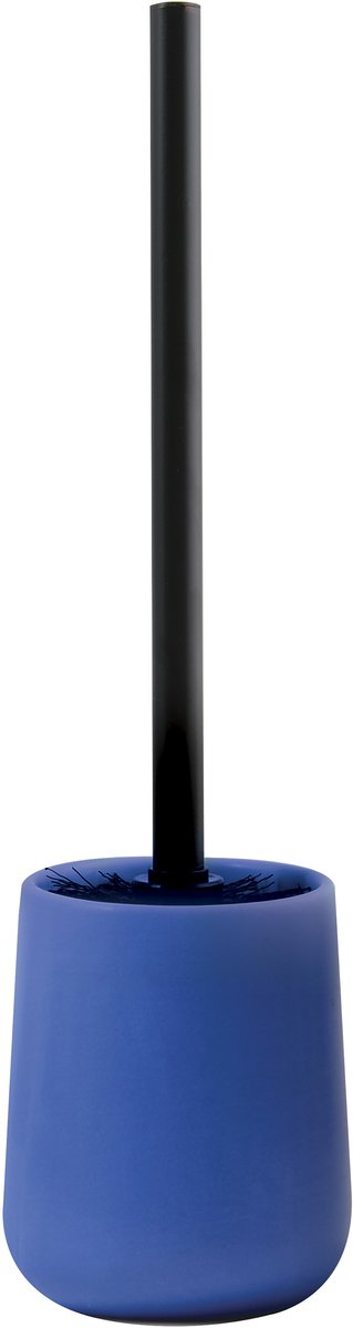 MSV WC Borstel met Houder - MAONIE - Toiletborstel Vrijstaand - Keramiek - Blauw