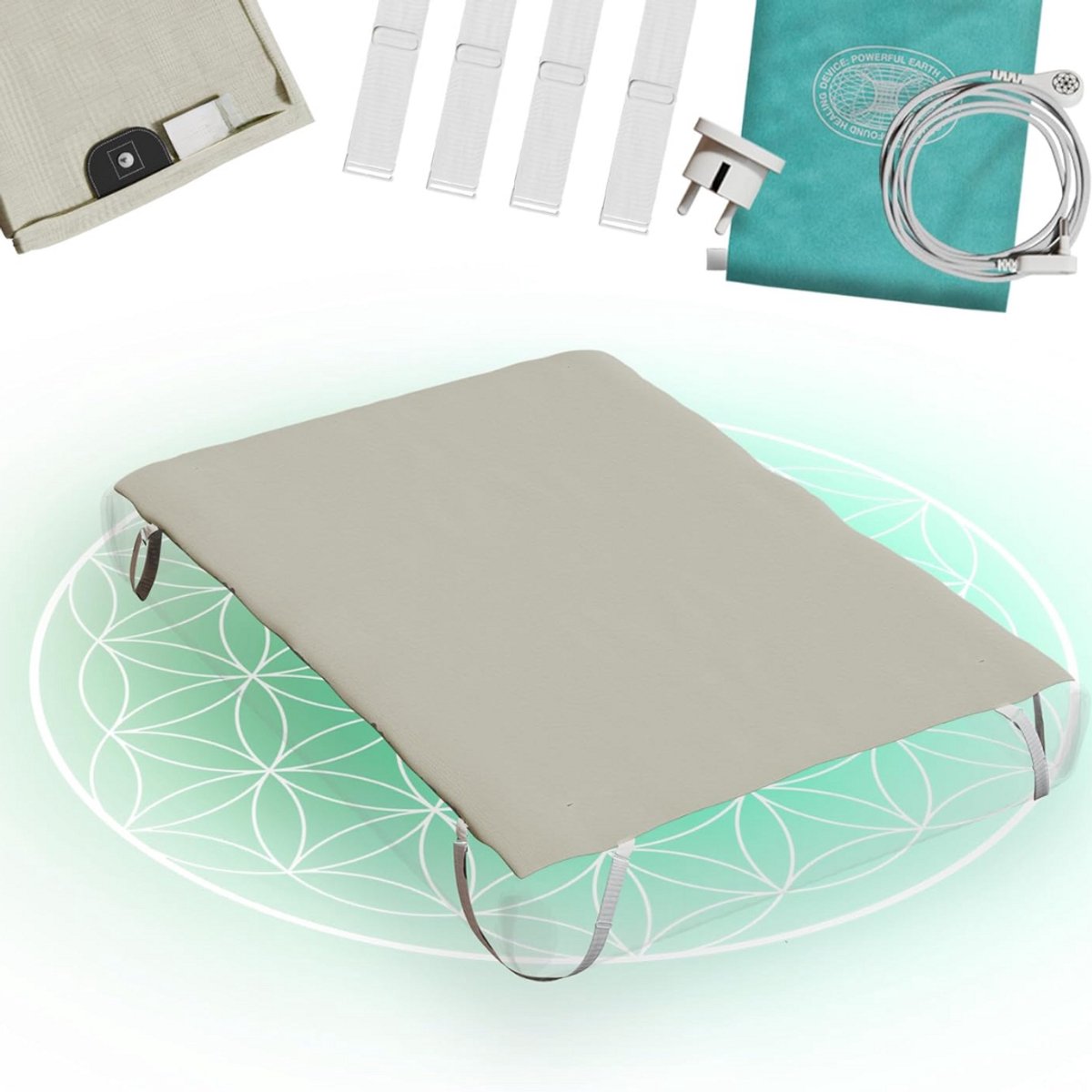 Lexium Aardingslaken - Aardingsmat - Grounding Laken - Aardingsdeken - Earthing - Grounding Mat
