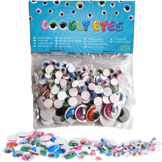 4mm zwarte kraaltjes oogjes (40 stuks) | Kunststof