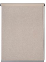 Storesdeco - Opaco Rolgordijnen Blackout Premium met aluminium afwerkingen Beige 100x250 cm