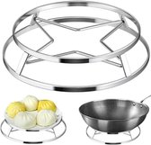 Grille Vapeur Inox - Pour Cuisson Légère Et Saine | Support Anti-brûlure Et Lavable Facile