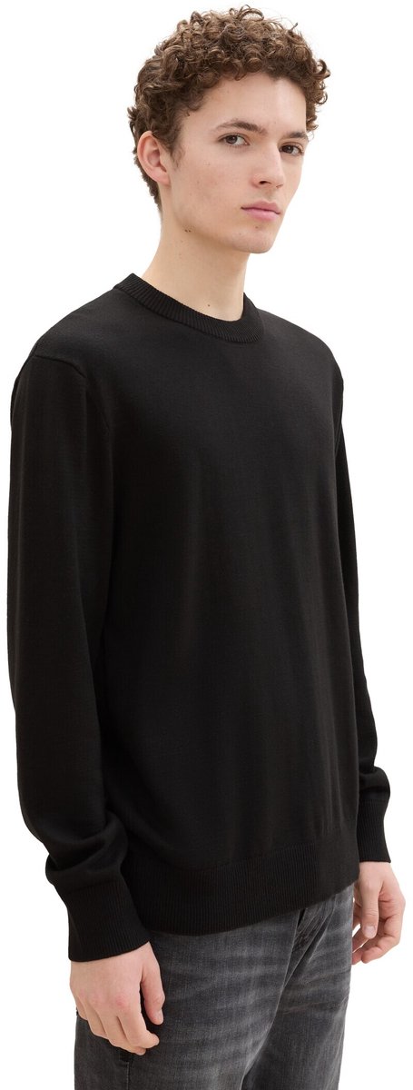 Tom Tailor Basic Crewneck Knit Trui L Man
