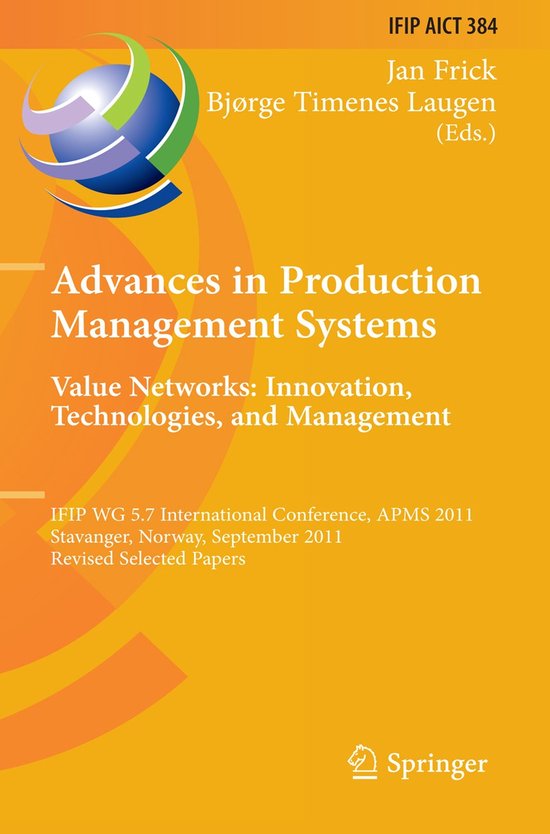 Advances in Production Management Systems - cover