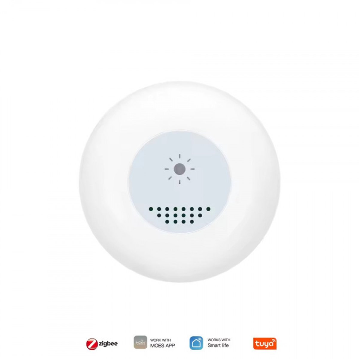 Moes Zigbee lichtsensor | Werkt met Tuya Smart en SmartLife | 0–1000 lux | 50 x 15mm | dim lampen of sluit gordijnen | licht sensor