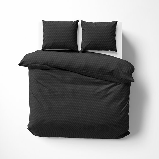 Dekbedovertrek 100% Katoen Premium - 240 x 220cm (Lits-jumeaux) - Jeans Black — afbeelding 2