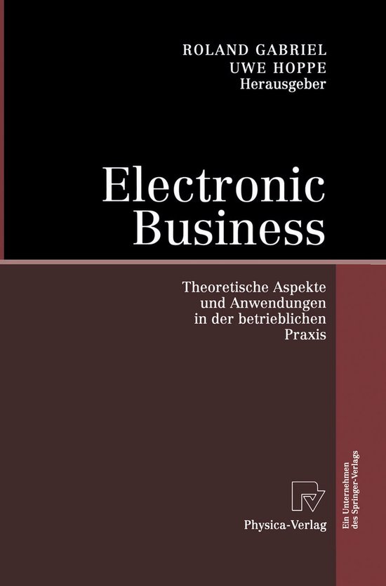 Electronic Business - cover