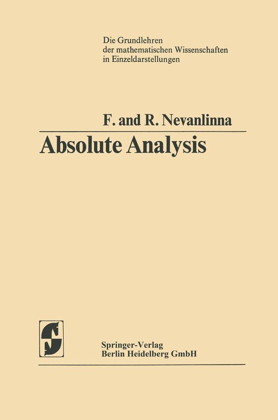 Absolute Analysis - cover