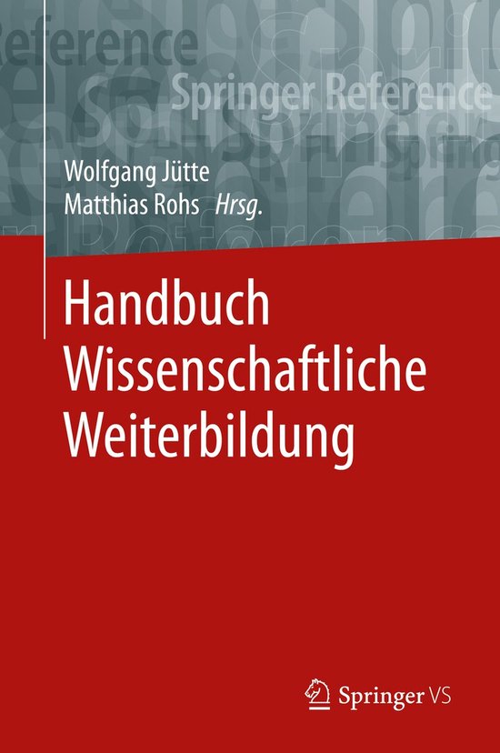 Handbuch Wissenschaftliche Weiterbildung - cover