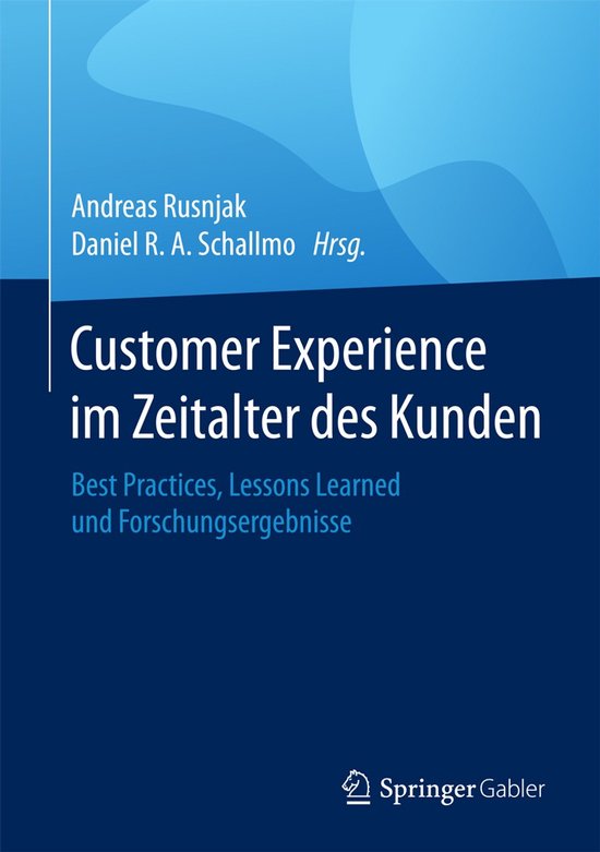 Customer Experience im Zeitalter des Kunden - cover