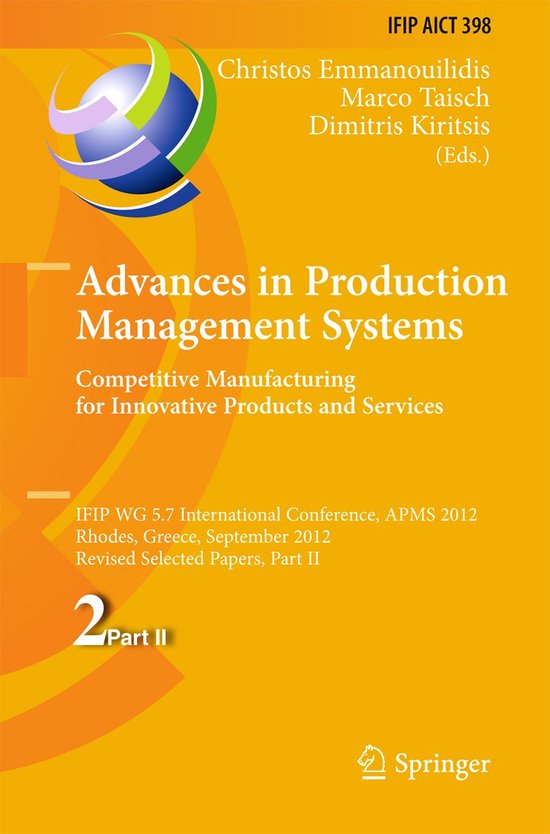 Advances in Production Management Systems. Competitive Manuf ... - cover