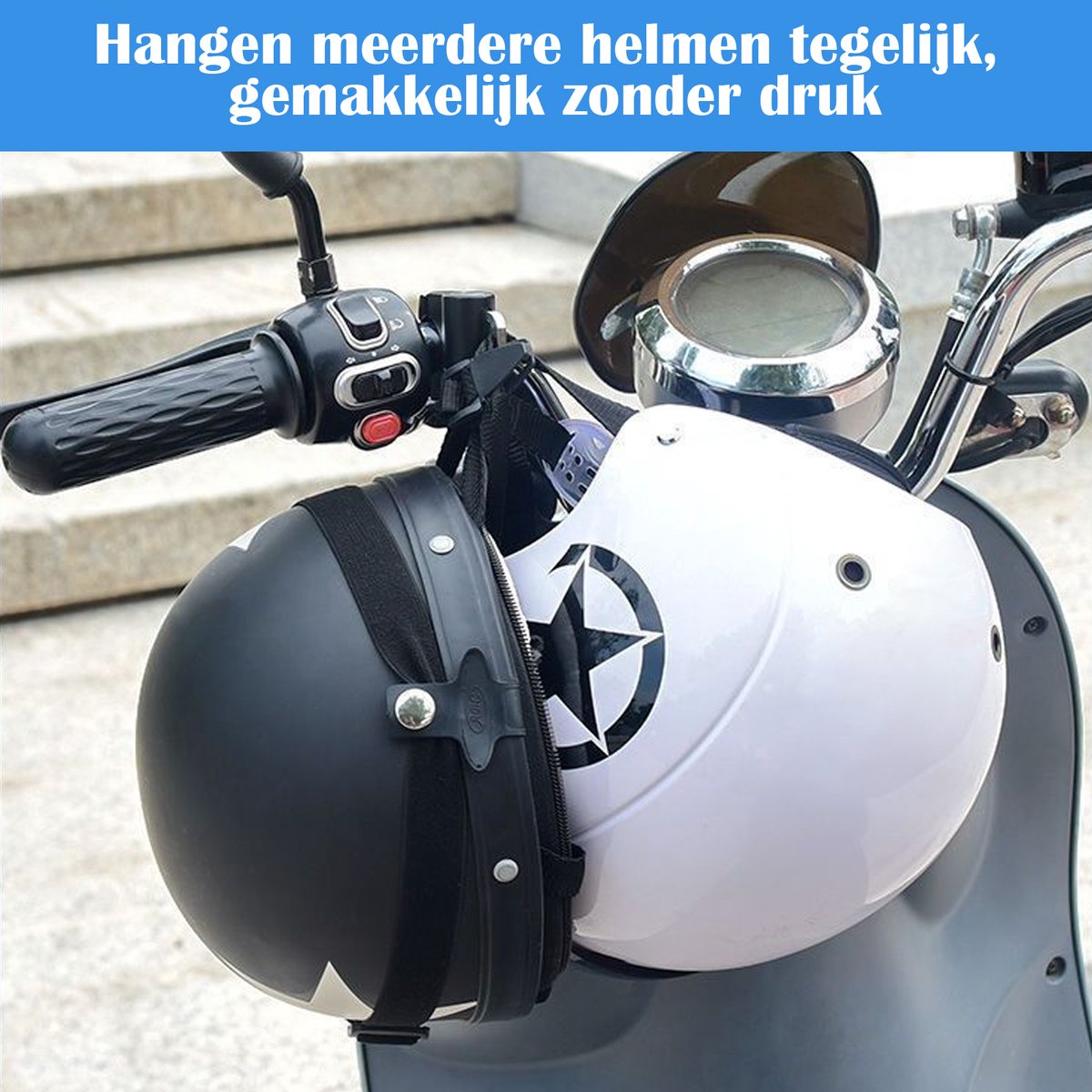 1 stuk Helmslot with 2 Keys -Slot voor Helm -Slot voor Fietshelm-Motorcycle Helmet Lock - Motorcycle Helmet Safety Lock-Motorcycle Gadget-Motorcycle accessories — cadeau in Cadeau-ideeën - foto 5