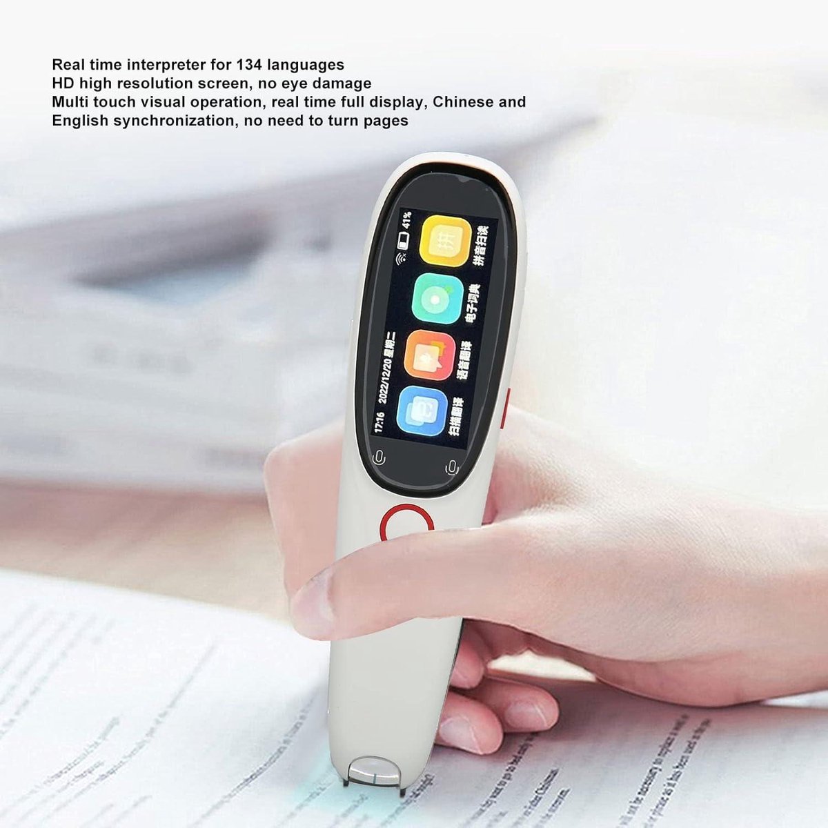 Afbeelding 3 van JGS Premium - Taalvertaler met 3-inch Touchscreen en WiFi voor 134 Talen