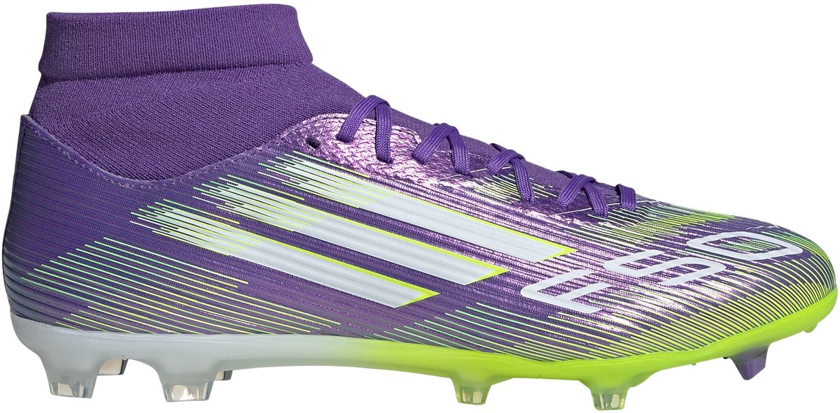 adidas Performance F50 League Mid Firm/Multi-Ground Voetbalschoenen - Unisex - Paars — cadeau in Sport & Outdoor - foto 4